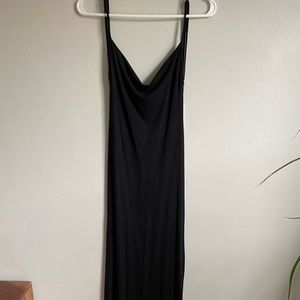 Backless maxi gown